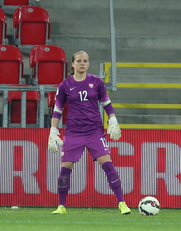 Football. Women's European Championship Qualifiers. Poland - Denmark. 07.04.2016