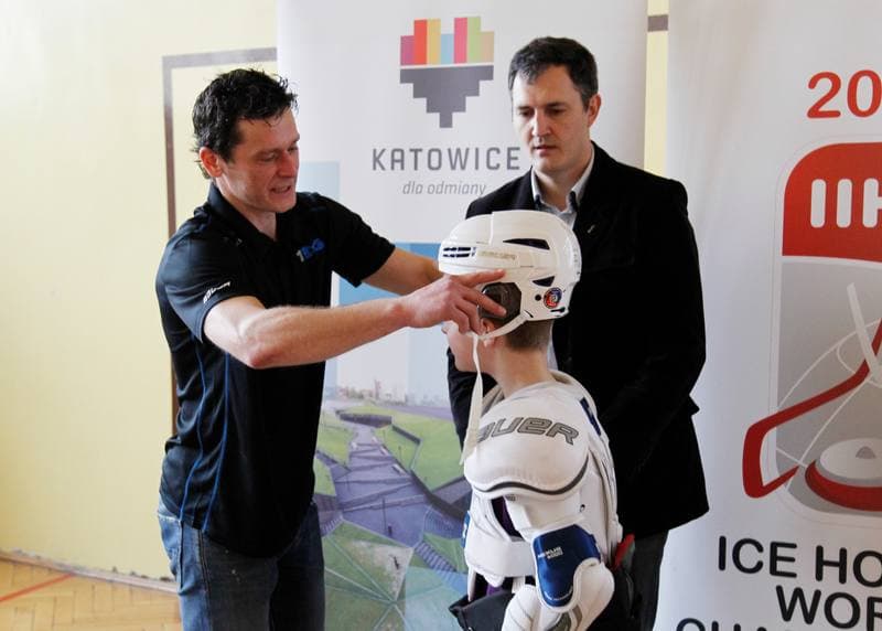 Ice Hockey. Social Action Promoting Ice Hockey World Championship. 06.04.2016