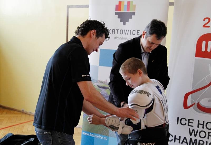 Ice Hockey. Social Action Promoting Ice Hockey World Championship. 06.04.2016