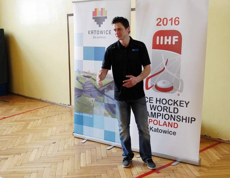 Ice Hockey. Social Action Promoting Ice Hockey World Championship. 06.04.2016