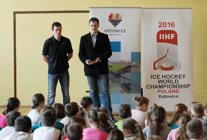 Ice Hockey. Social Action Promoting Ice Hockey World Championship. 06.04.2016