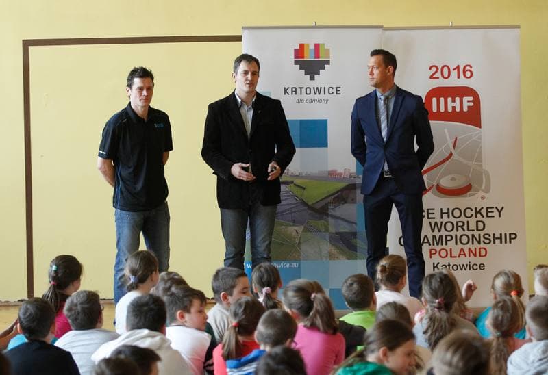 Ice Hockey. Social Action Promoting Ice Hockey World Championship. 06.04.2016