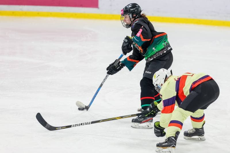 Ice Hockey. Tauron Liga Kobiet. Wiedzmy 71 Wroclaw - Kojotki Naprzod Janow. 03.12.2023