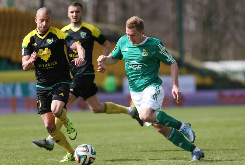 Football. I Liga. GKS Katowice - GKS Belchatow. 03.04.2016
