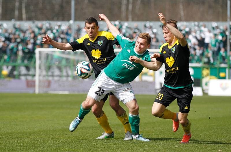 Football. I Liga. GKS Katowice - GKS Belchatow. 03.04.2016