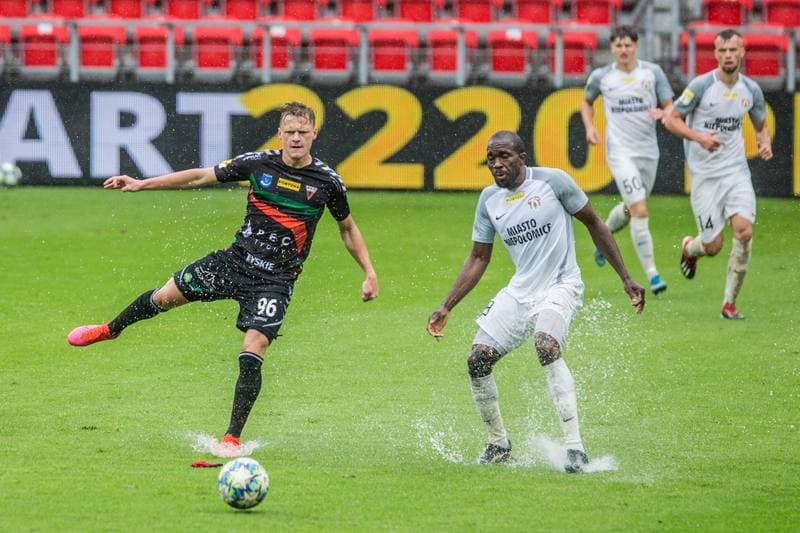 Football. Fortuna I Liga. GKS Tychy - Puszcza Niepolomice. 11.07.2020