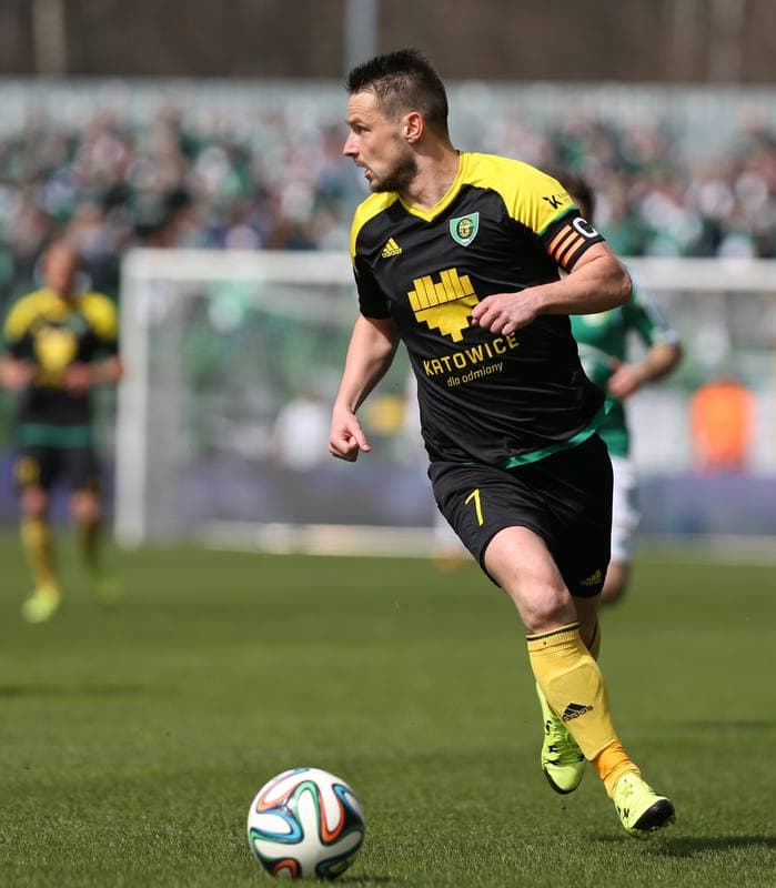 Football. I Liga. GKS Katowice - GKS Belchatow. 03.04.2016