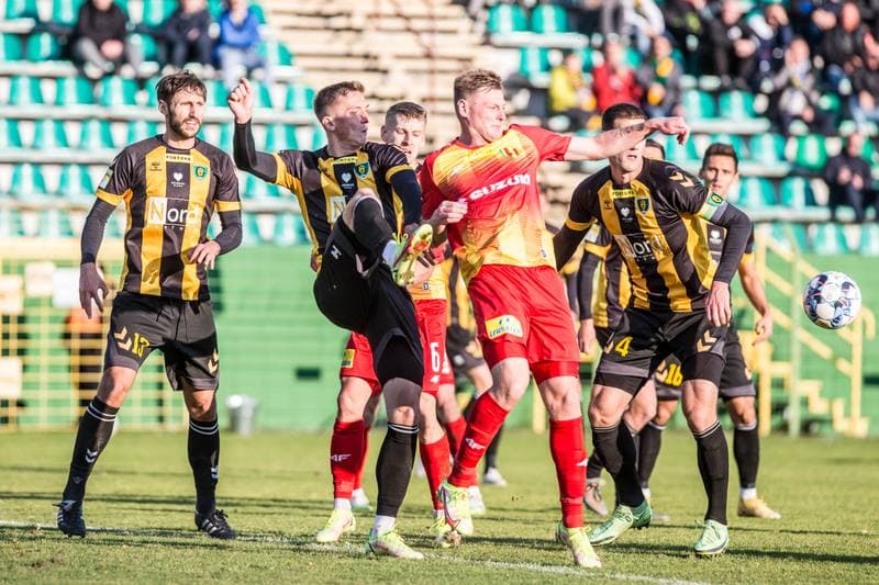 Football. Fortuna I Liga. GKS Katowice - Korona Kielce. 06.11.2021