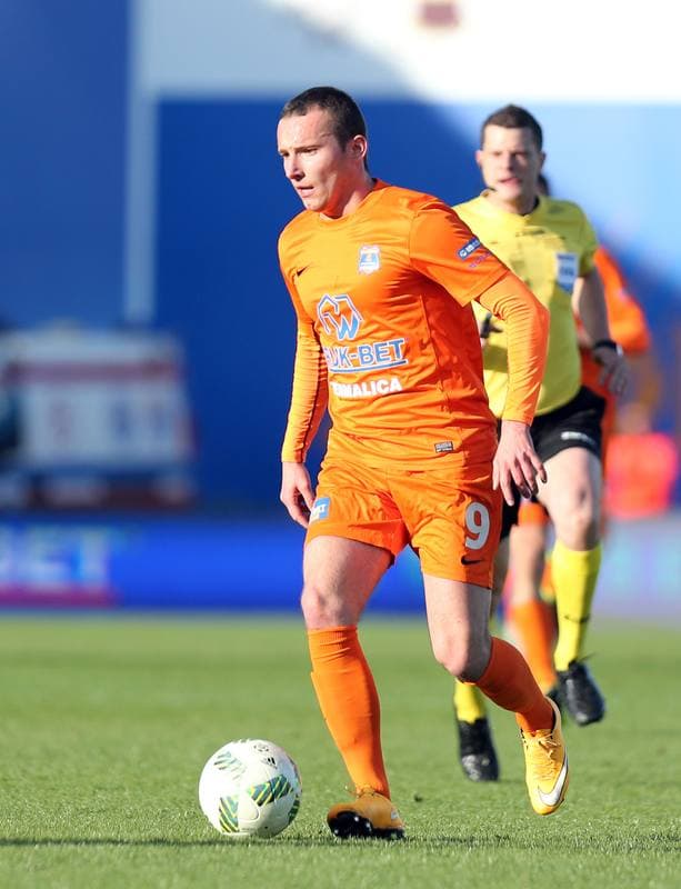 Football. PKO BP Ekstraklasa. Termalica Bruk-Bet Nieciecza - Korona Kielce. 02.04.2016