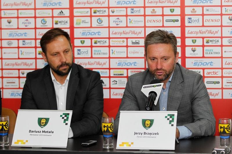 Football. GKS Katowice. Press Conference. 20.07.2016