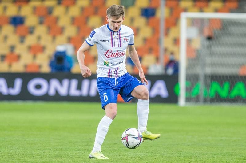 Football. PKO BP Ekstraklasa. Podbeskidzie Bielsko-Biala - Lech Poznan. 23.04.2021