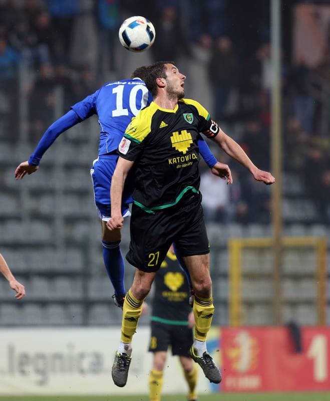 Football. I Liga. Miedz Legnica - GKS Katowice. 25.03.2016