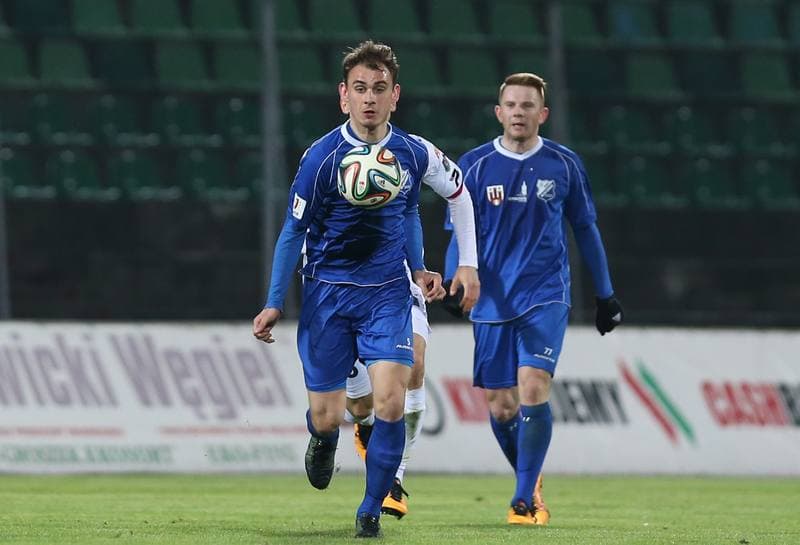 Football. I Liga. Zaglebie Sosnowiec - MKS Kluczbork. 20.03.2016