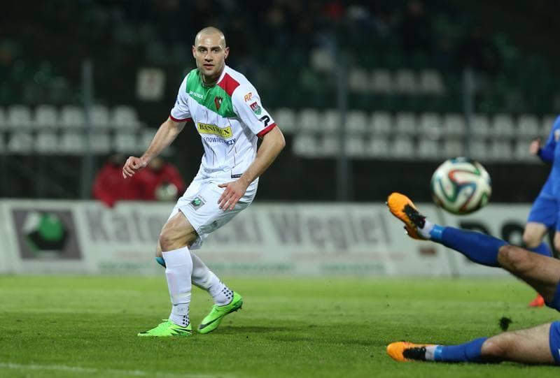 Football. I Liga. Zaglebie Sosnowiec - MKS Kluczbork. 20.03.2016