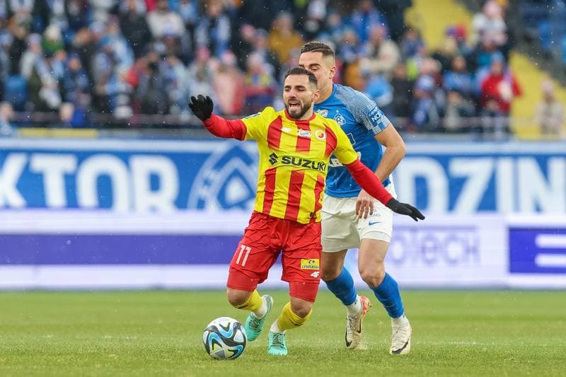 Football. PKO BP Ekstraklasa. Ruch Chorzow - Korona Kielce. 26.11.2023