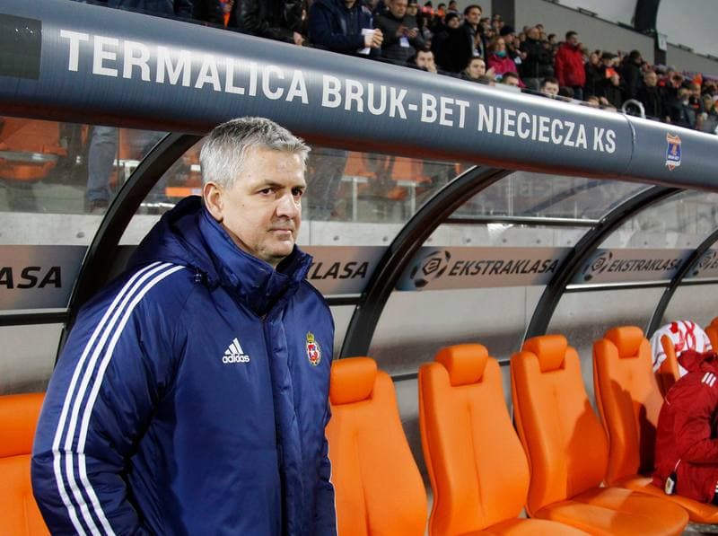 Football. Ekstraklasa. Termalica Bruk Bet Nieciecza - Wisla Krakow. 14.03.2016