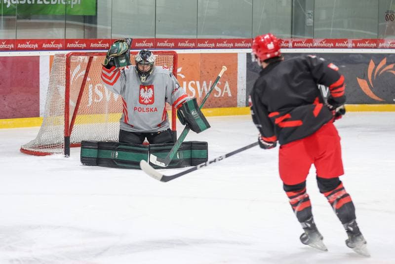 Ice Hockey. Poland national team. Training. 10.12.2023