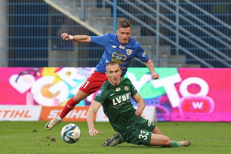 Football. PKO BP Ekstraklasa. Piast Gliwice - Slask Wroclaw. 30.03.2024