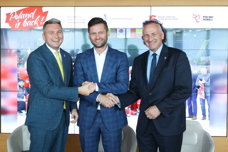 Ice Hockey. Polish Ice Hockey Federation. Press Conference. 24.08.2023