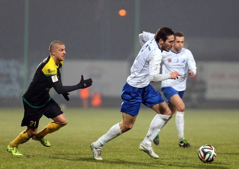 Football. I Liga. MKS Kluczbork - GKS Katowice. 12.03.2016