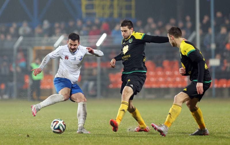 Football. I Liga. MKS Kluczbork - GKS Katowice. 12.03.2016