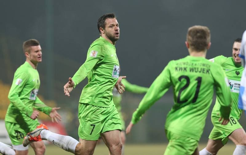 Football. I liga. Rozwoj Katowice - Stomil Olsztyn. 11.03.2016