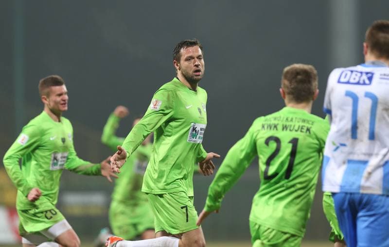 Football. I liga. Rozwoj Katowice - Stomil Olsztyn. 11.03.2016