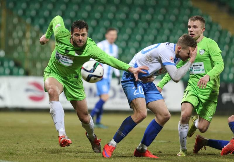 Football. I liga. Rozwoj Katowice - Stomil Olsztyn. 11.03.2016