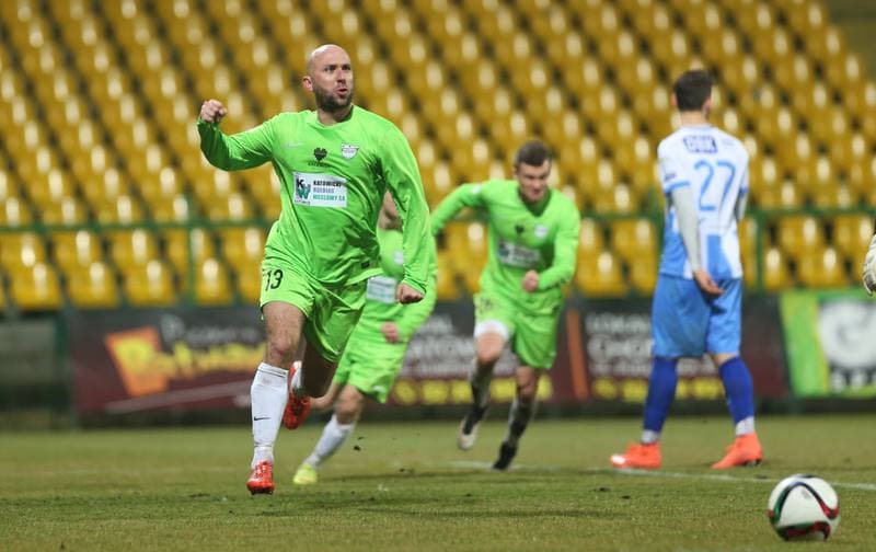 Football. I liga. Rozwoj Katowice - Stomil Olsztyn. 11.03.2016