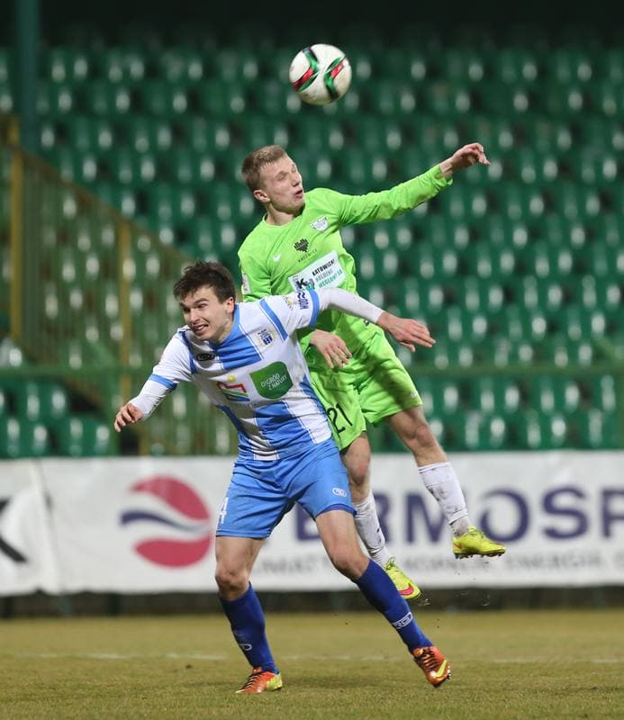 Football. I liga. Rozwoj Katowice - Stomil Olsztyn. 11.03.2016