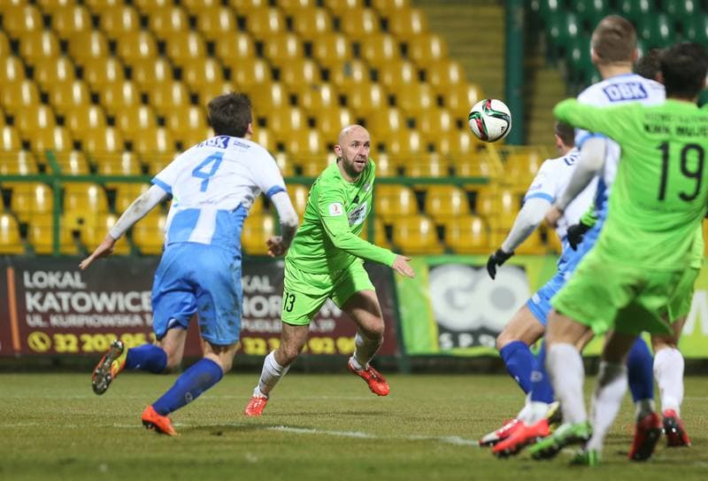 Football. I liga. Rozwoj Katowice - Stomil Olsztyn. 11.03.2016