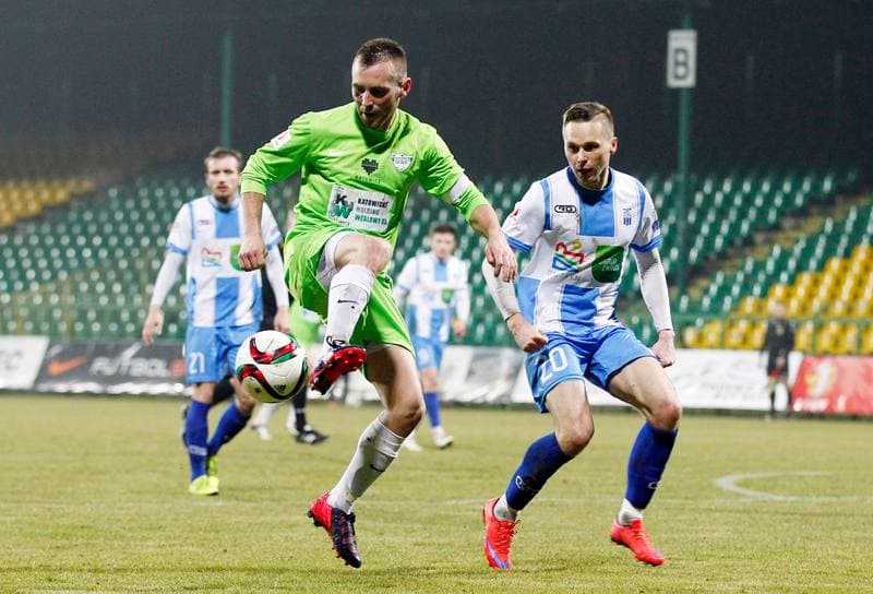 Football. I liga. Rozwoj Katowice - Stomil Olsztyn. 11.03.2016