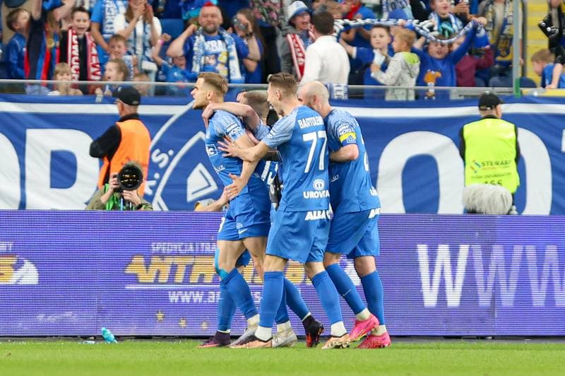 Football. PKO BP Ekstraklasa. Ruch Chorzow - Lech Poznan. 03.05.2024