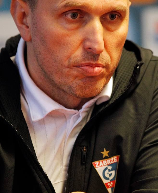 Football. Gornik Zabrze. Press Conference. 29.02.2016