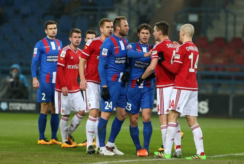 Football. PKO BP Ekstraklasa. Wisla Krakow - Podbeskidzie Bielsko Biala. 27.02.2016