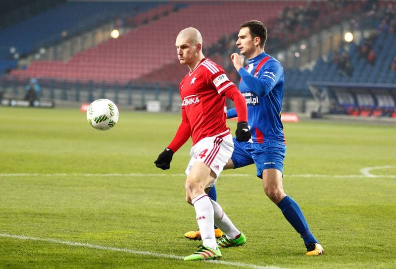 Football. PKO BP Ekstraklasa. Wisla Krakow - Podbeskidzie Bielsko Biala. 27.02.2016