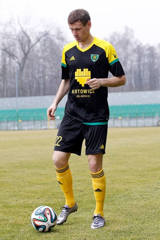 Football. GKS Katowice. Tomasz Zahorski. 23.02.2016