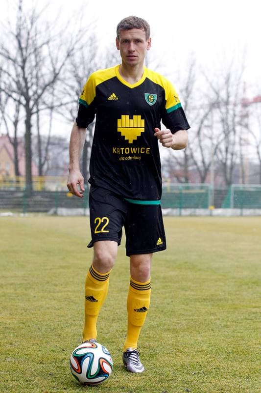 Football. GKS Katowice. Tomasz Zahorski. 23.02.2016