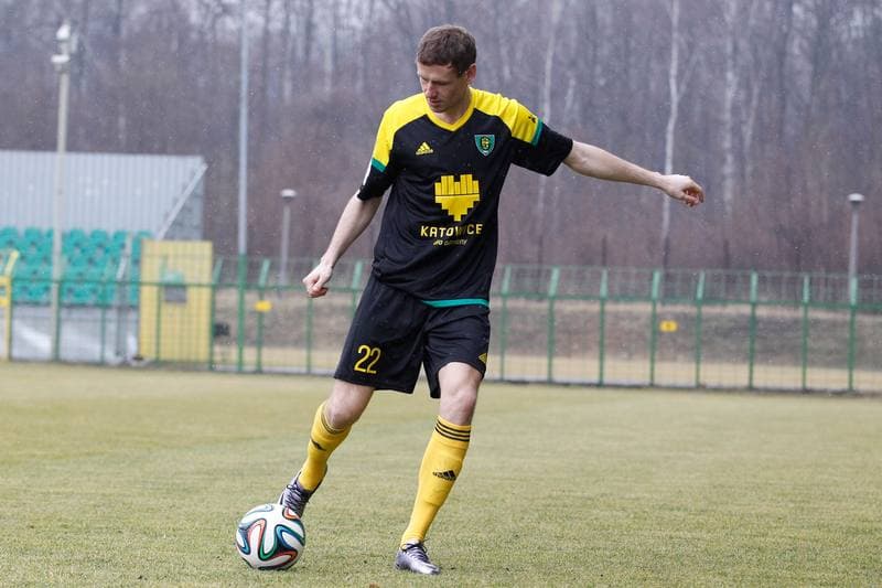 Football. GKS Katowice. Tomasz Zahorski. 23.02.2016