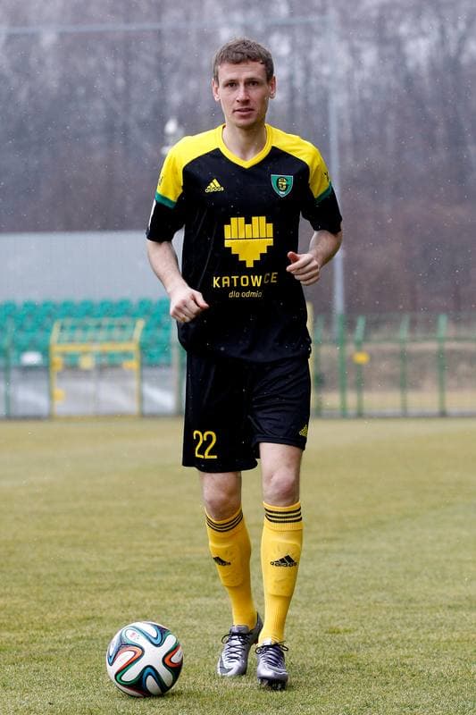 Football. GKS Katowice. Tomasz Zahorski. 23.02.2016