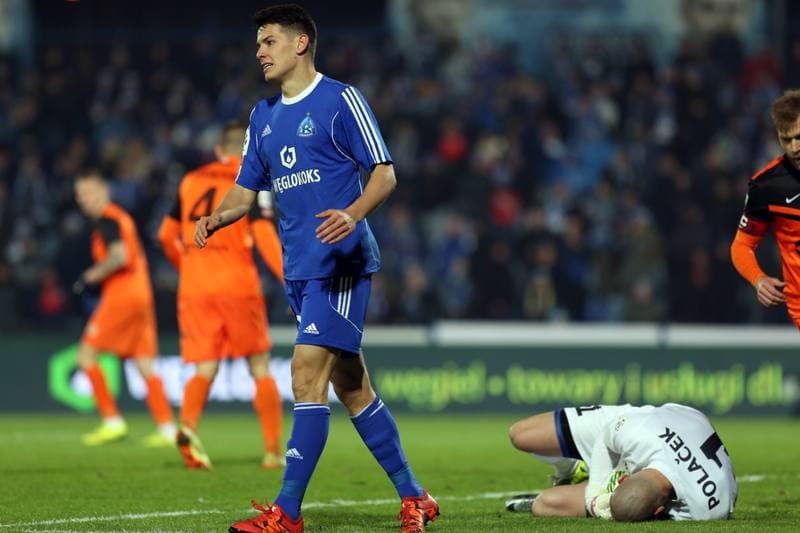 Football. Ekstraklasa. Ruch Chorzow - Zaglebie Lubin. 12.02.2016