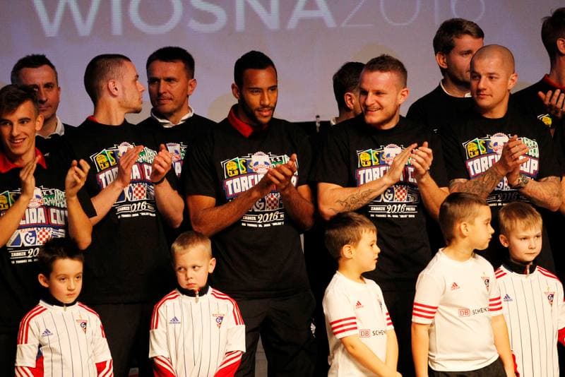 Football. Gornik Zabrze. Team Presentation. 09.02.2016