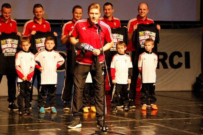 Football. Gornik Zabrze. Team Presentation. 09.02.2016