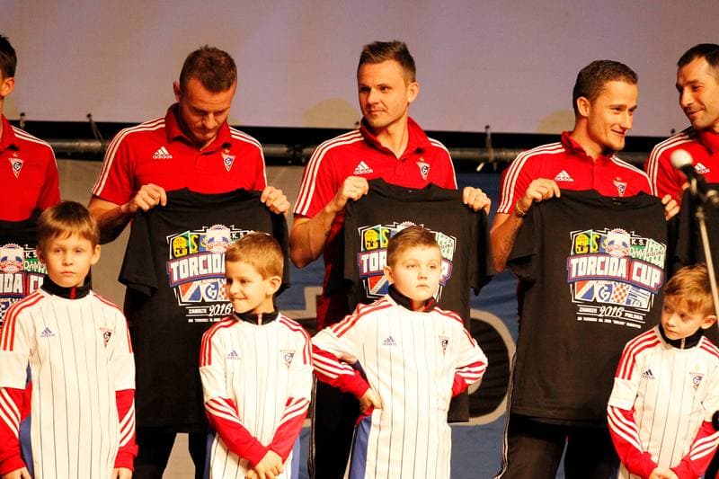 Football. Gornik Zabrze. Team Presentation. 09.02.2016