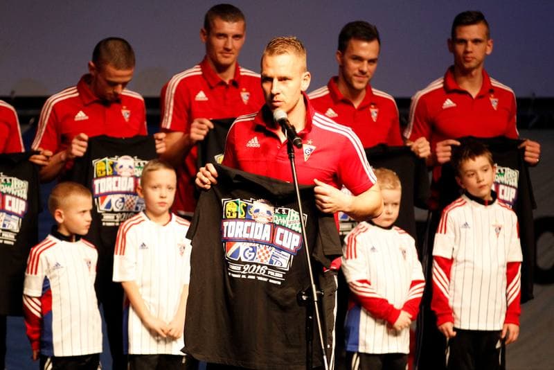 Football. Gornik Zabrze. Team Presentation. 09.02.2016