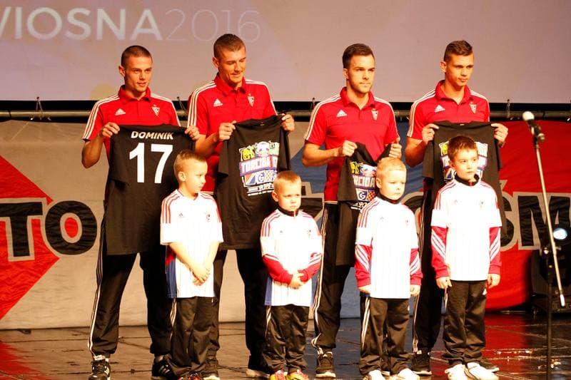 Football. Gornik Zabrze. Team Presentation. 09.02.2016