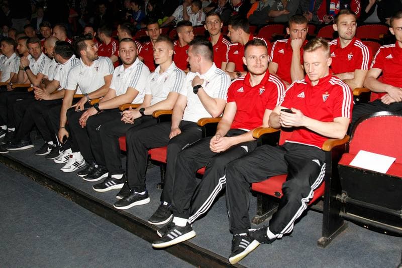 Football. Gornik Zabrze. Team Presentation. 09.02.2016