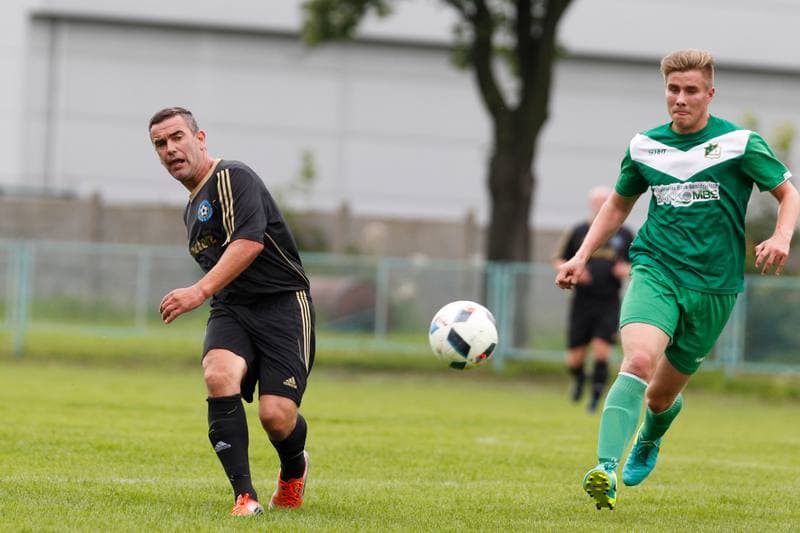 Football. Puchar Polski. AKS Mikolow - Reprezentacja Slaska Oldbojow. 16.08.2016