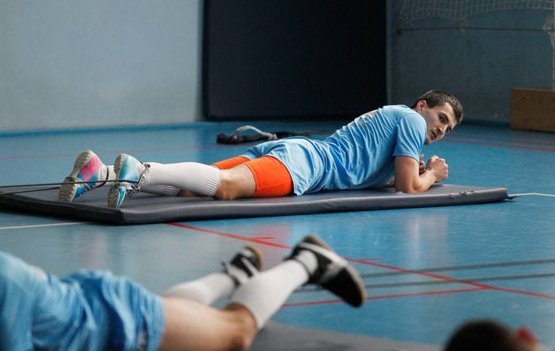 Football. Termalica Bruk-Bet Nieciecza. Training. 30.01.2014