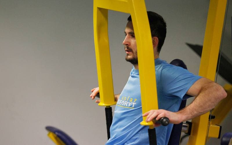Football. Termalica Bruk-Bet Nieciecza. Training. 30.01.2014